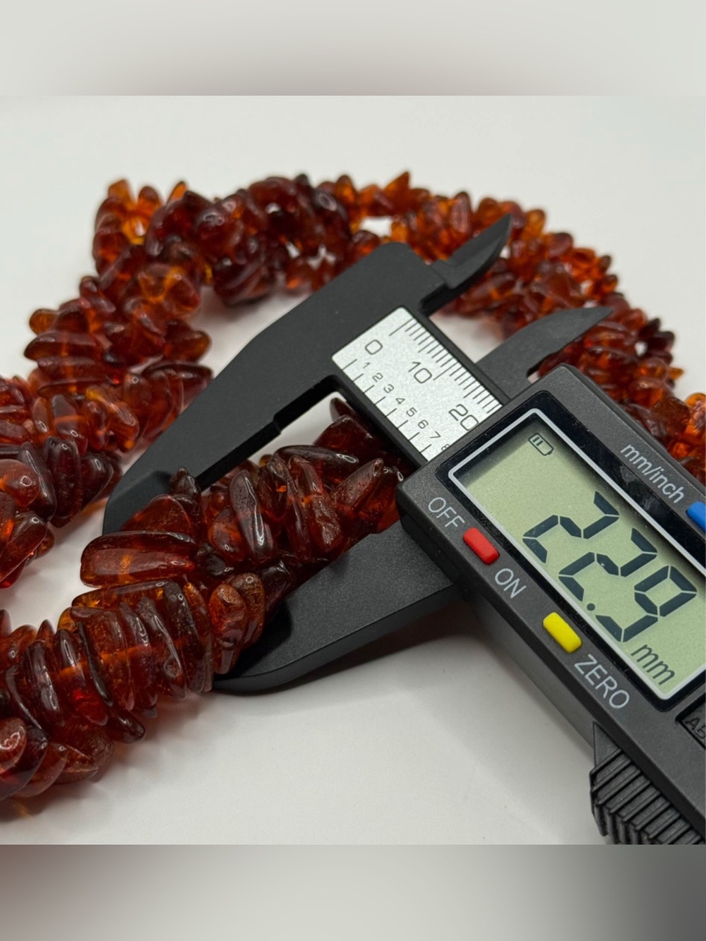 Antique Baltic Amber Necklace 21.5inch | 54.60cm | 74 grams - Picture 7 of 8